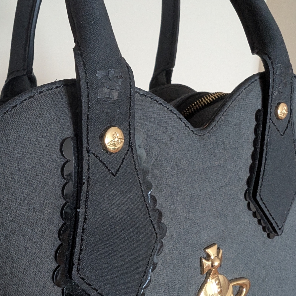 Vivienne Westwood Black Heart Crossbody Bag - Modified Exterior - Picture 9 of 17